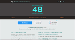 Desktop Screenshot of aktuelle-kalenderwoche.org