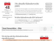Tablet Screenshot of aktuelle-kalenderwoche.com
